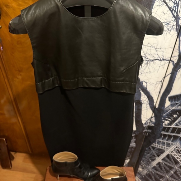 Jean Paul Gaultier Leather Jersey Dress - Picture 10 of 13